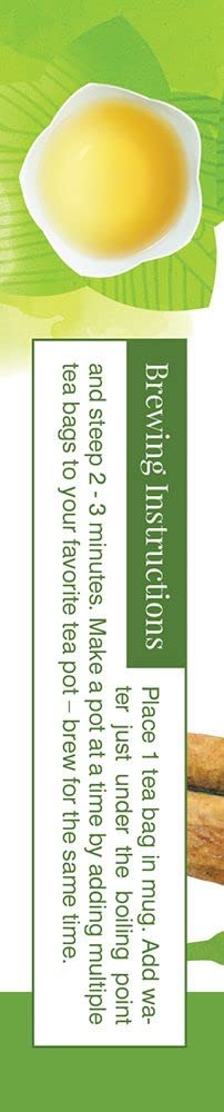 Davidson's Organics, Green Tea Garden, 8-count Tea Bags, Pack of 12