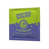 Dirty Dog Beauty Club - Jet Set Dog Wipes - Thick, Gentle, Biodegradable, Chemical Free, Alcohol Free, Soothing with Calendula and Aloe Vera - (30 Count), Unscented