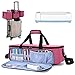 Luxja Carrying Bag Compatible with Cricut Die-Cutting Machine and Supplies, Tote Bag Compatible with Cricut Explore Air (Air2) and Maker (Bag Only, Patent Pending), Red
