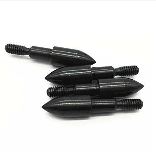 Jjzs 12Pcs 100 Grain Field Points 5/16 Inch Target Practice Crossbow Points Screw In Arrow Tips For Compound Bow And Recurve Bow Hunting Shooting #TOP2