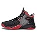 CJSPORX Mens Basketball Shoes Breathable Athletic Sneakers Non Slip Running Fashion Sneakers Black Red-3 Size 9