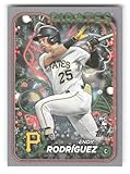 2024 Topps Holiday Silver Glitter #H9 Endy Rodriguez RC Rookie Pittsburgh Pirates MLB Baseball Trading Card