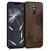 Produktbild kwmobile Schutzhülle kompatibel mit Huawei Mate 20 Lite - TPU Bumper - Pusteblume Love Dunkelbraun