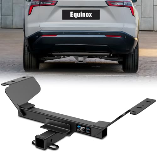 Image of Nilight Class 3 Trailer Hitch Compatible with 2018-2026 Chevrolet Chevy Equinox (Excl.Diesel) 2018-2026 GMC Terrain (Excl.Diesel) 2 Inch Hitch Receiver fit Ball Mount Cargo Carrier Bike Rack Tow Hook