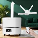 Yokekon 30L/7.93Gal Large Humidifier,10 atomizers for 4000mL/h output,White