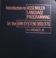 Introduction to assembler language programming for the IBM system/360/370 0023138009 Book Cover