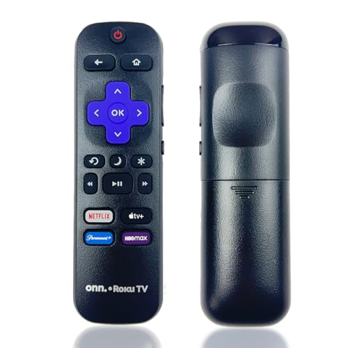 Ceybo Original fit for Onn Roku TV Remote Control with Netflix, Apple TV, HBO Max, and Paramount Shortcuts