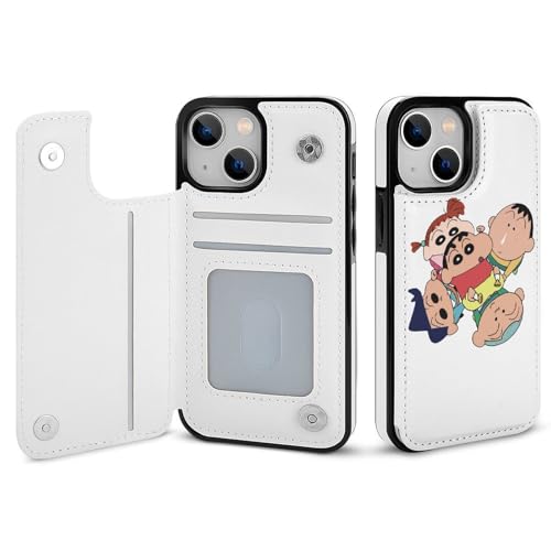 iPhone16Pro用ケース 手帳型 クレヨンしんちゃん アイフォン16Proケース 手帳型 財布型 スマホケース 軽量 カード収納 スタンド機能 おしゃれ 全機種対応 いPhone16Pro用カバー