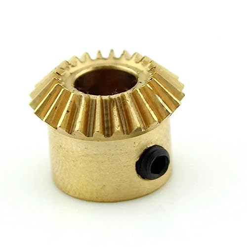 transmission angle 1pcs 0.5M 24T Bevel Gear Metal Umbrella Tooth Bevel Gear 0.5 Module 24 Teeth Helical Bevel Gear 4mm 5mm Bore Brass Bevel Gear driver shaft ( Color : 24 Teeth , Size : 4mm bore )