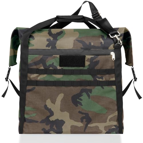 Xtreme Sight Line ~ G CUBƎ 50 Faraday Bag for Small to Medium Generators and Electronics ~ Protects Against EMP/CME/EMF/RF ~ Diamond Form Farday Lined Interior ~ Woodland Camo