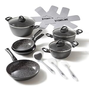 STONELINE 15710 Keramik Topf- und Pfannenset 14-teilig