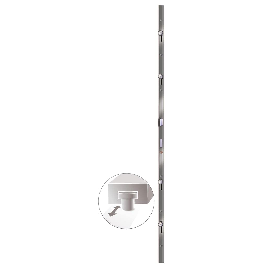Porte d entrée Blanc 98x200 cm PVC