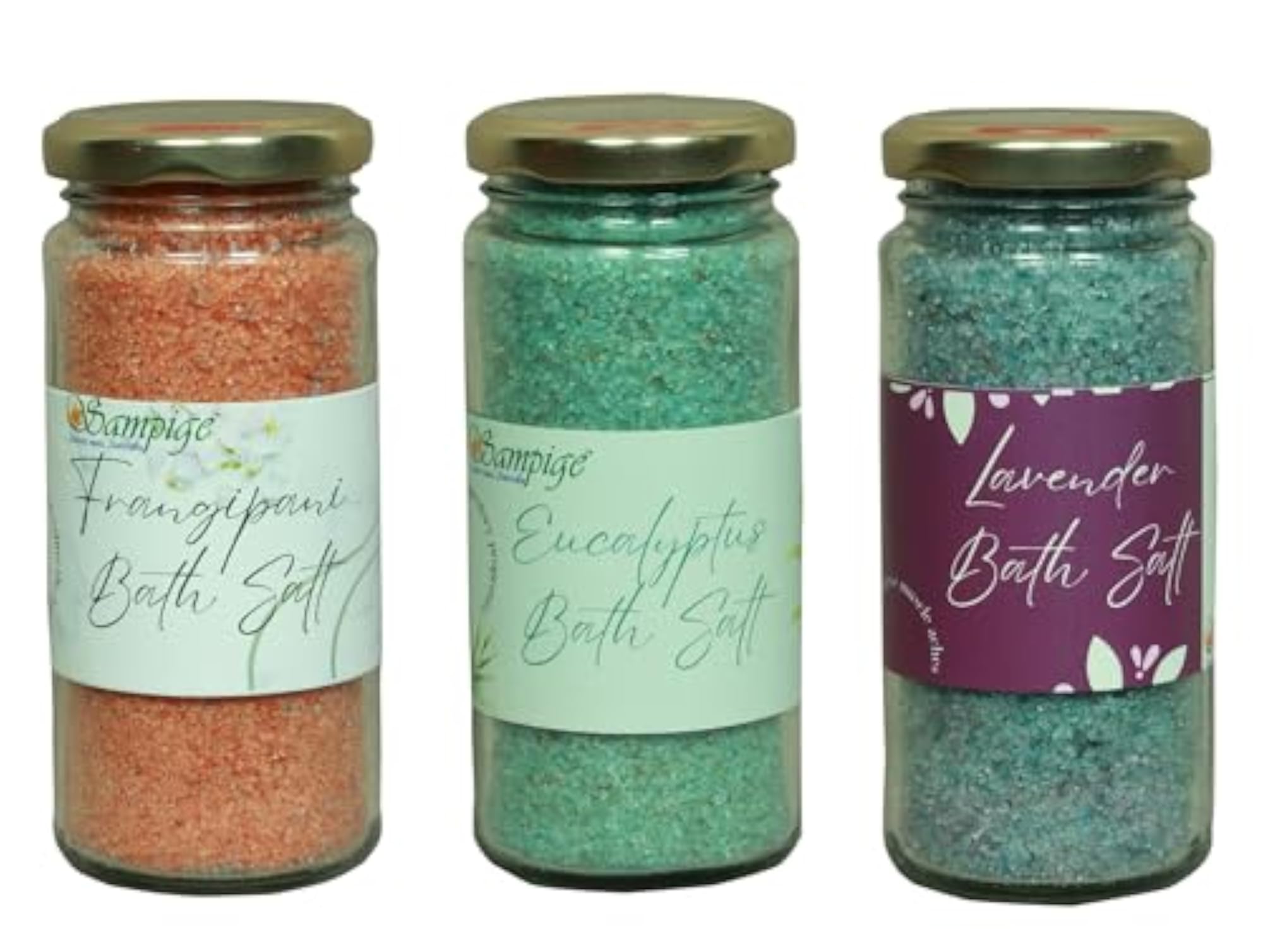 Tranquil Botanical Bliss: Eucalyptus, Lavender & Frangipani Bath Salt