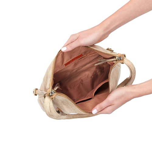 Image of HOBO Merrin Leather Bucket Backpack Convertible to Shoulder Bag for Women