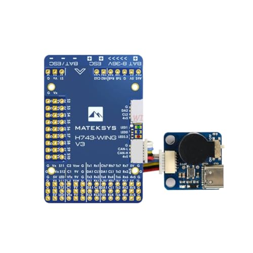 Image of Flight Controller MATEK System H743-WING V3 STM32H743VIT6 3-8S OSD Baro Compatible With RC Multirotor Airplane Fixed Wing Drones