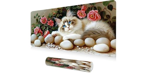Tapis de souris XXL antidérapant 100x50cm résout le manque d'espace et les tapis qui glissent