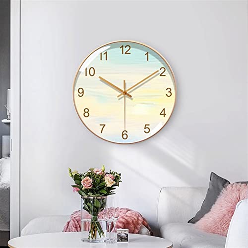 Horloge murale moderne pour restaurant salon décoration créative et silencieuse - 7