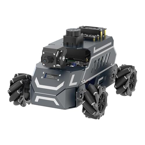 Image of Yahboom ROS2 Smart Car,Raspberry Pi5-8GB Rosmaster M1 Multimodal AI Vision Large Model, SLAM Navigation Programming, Mecanum Wheels Robot (Standard Ver Without Pi5-8GB)
