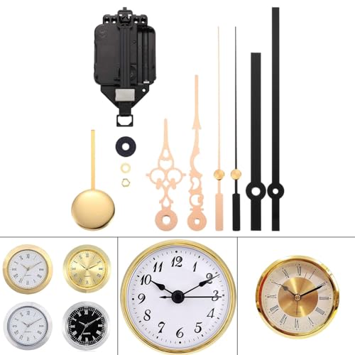 Mécanisme horloge pendule de précision avec pièces métal pour réparation DIY - 7
