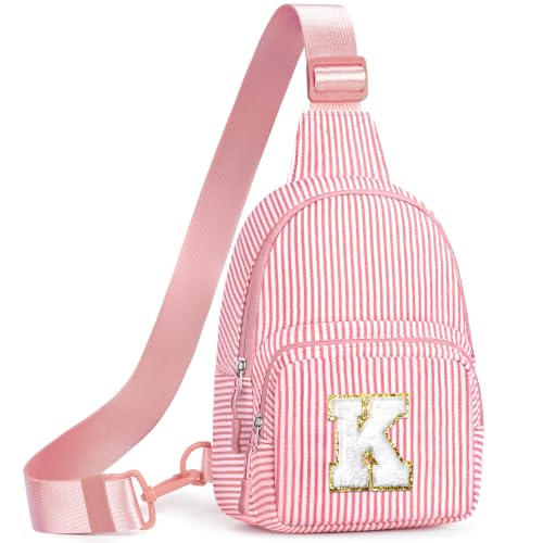 YOOLIFE Birthday Gifts for Teen Girl 8 9 10 11 12 Kid Sling Bag Bean Pink K