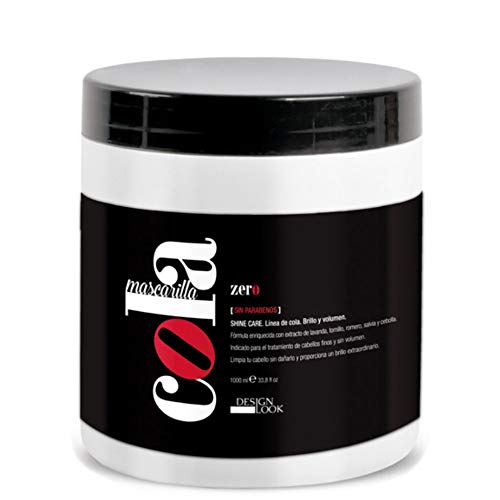 DESIGN LOOK MASCARILLA Cola Zero 1000ML, Negro, Estandar Cover
