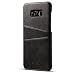 Samsung Galaxy S8 Plus Wallet Phone Case, Slim PU Leather Back Case Cover With Credit Card Holder Black Case