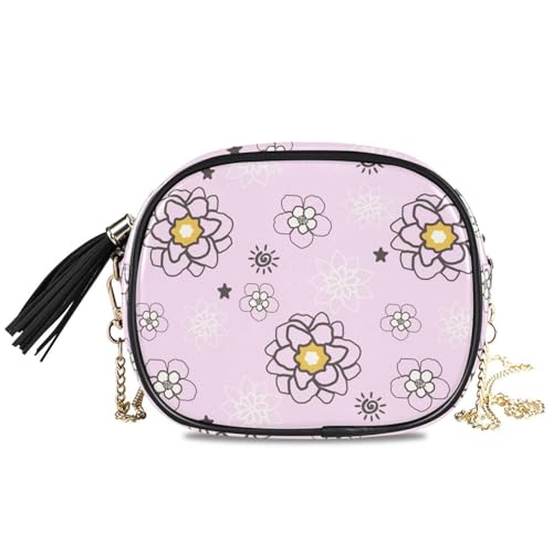 Sac à bandoulière compact fini les poches pleines avec ce sac floral