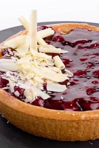 HENDI Platte, Rund, Bruchfest, Hygienisch, Temperaturbeständig von -20° bis 70°C, nicht Mikrowellengeeignet, Melamin, ø430x(H)7mm, Schieferoptik