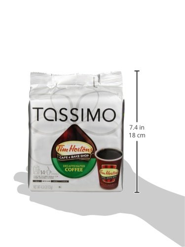 Tim Hortons Decaf Medium Roast Coffee T-Discs For Tassimo Brewing Systems (70 T-Discs, 5 Packs Of 14) #TOP4