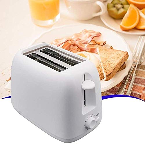 HEMFV Frühstücksset 2-Slot Toaster mit Brushed und Chrom-Edelstahl-Gehäusen, 2-Scheiben Edelstahl Toaster – Bild 4