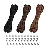 Photo Gallery funngy cordino in pelle,3 pcs corda in pelle per collana con 100 pcs di accessori per perline cordoncino per braccialetti filo per collane per realizzare collane con braccialetti Photo Gallery funngy cordino in pelle,3 pcs corda in pelle per collana con 100 pcs di accessori per perline cordoncino per braccialetti filo per collane per realizzare collane con braccialetti