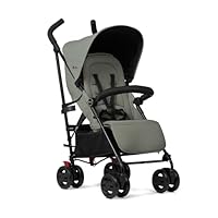 Silver Cross - Pop 2 Pushchair - Foldable Travel Stroller - Buggy - Adjustable/Lie Flat Seat - Newborn to 4 Years - Sage
