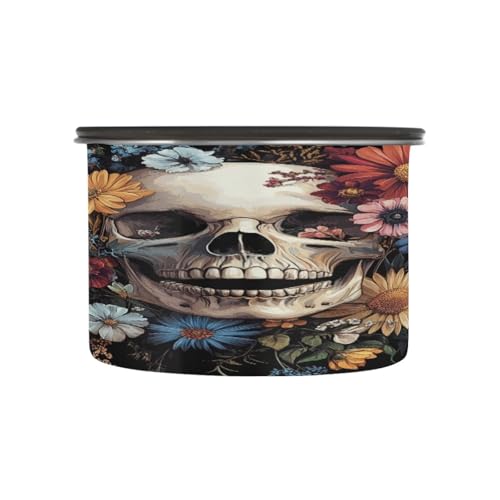 Contenedor de café de acero inoxidable con tapa hermética 17 oz miniatura 2