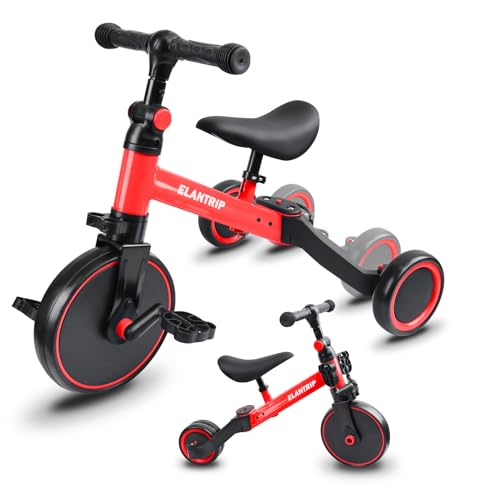 Elantrip 5 in 1 Balance Bike for 1 to 3 Years Old...