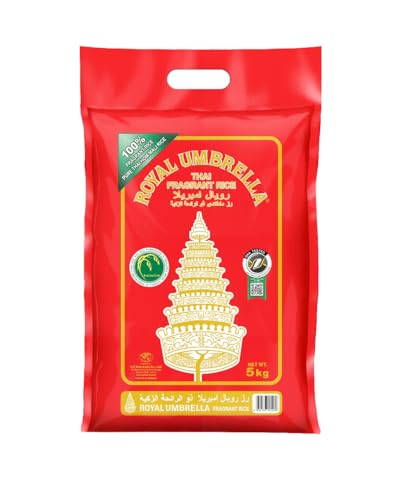 Royal Umbrella Thai Fragrant Rice 5kg - Pack of 1 MX0996