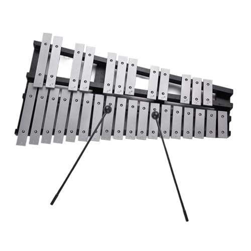 木琴 ミュージカル 折りたたみ式 25/30 ノート グロッケンシュピール 木琴 木製フレーム アルミバー パーカッション 楽器ギフト&バッグ(B)