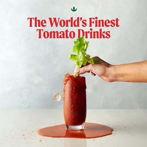 Longbottom & Co. Virgin Mary, 250ml Can, Real Spiced Tomato Juice Never From Concentrate, Bloody Mary Mix, Vegan and Gluten-Free (24 Pack)