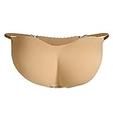 Kshcf Women Butt Lifter Panties Seamless Hip Underwear Shapewear Fake Padding Briefs Shorts Fake Ass Body Shaper,Skin Color,M