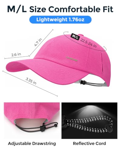 Image of Lightweight Golf Hat for Women Men, UPF 80+ Sun Protection Cap, Breathable Quick-Dry Baseball Cap for Running Sport