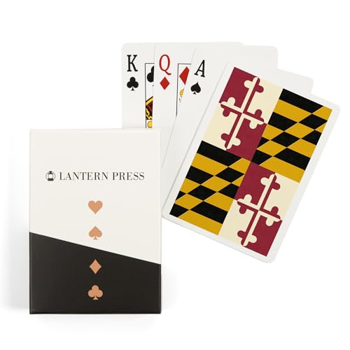Maryland State Flag, naipes póker 52 cartas