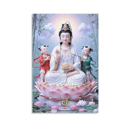 傢Ȃ鎜 ϐFFq|X^[ (12) pl ǃA[g _ rO xbh[ 24x36inch(60x90cm)