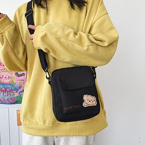 Fashion Cartoon Bear Messenger Bag for Women Small Crossbody Bag Shoulder Bag4