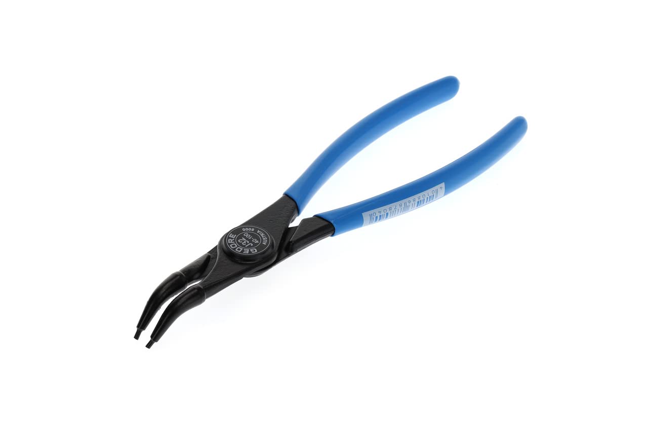 GEDORE 8000 J 32 Circlip Pliers for Internal retaining Rings, Angled 45 Degrees, 40-100 mm