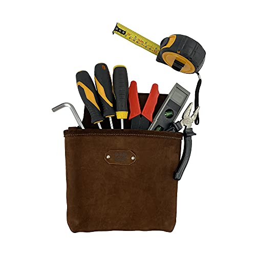 Hide & Drink Full Grain Leather Tool Belt Bag #TOP9