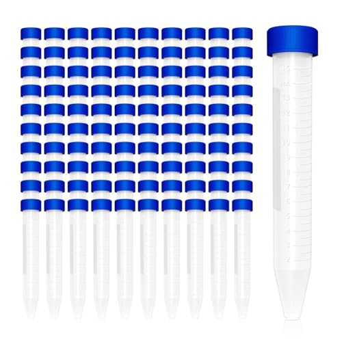 Giuneuow 15 ml Zentrifugenröhrchen 100 Stück