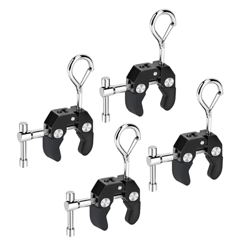 BaraRose カージョイント テント 取り付け用 カージョイント 強力 カーサイドタープ用 車 タープ 固定 設置簡単 コンパクト 頑丈 強力タープ部品 タープグリップ テントアクセサリー キャンプ部品 キャンプライトのフックとしても使えま 自在金具