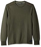 Calvin Klein Men's Long Sleeve Thermal Waffle Crew Neck Shirt