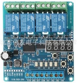 DC 8V-36V Industrial Grade 4-Channel Multifunction Relay Module Wide Voltage Power Supply Module