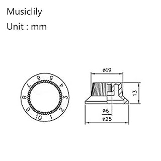 Musiclily Pro Inch Size Boutons de Potentiomètres Stratocaster Abalone Top Knobs pour Guitare USA Strat ST Style, Aged… - Les Beatles, Paul McCartney, John Lennon, RIngo Starr, George Harrison Musiclily Pro Inch Size Boutons de Potentiomètres Stratocaster Abalone Top Knobs pour Guitare USA Strat ST Style, Aged… – Image 2