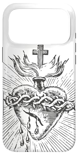 Devotion to the Sacred Heart of Jesus �r���e�[�W �J�g���b�N�A�[�g �X�}�z�P�[�X iPhone 17 Pro Max �p